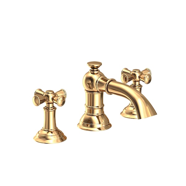 Newport Brass Widespread Lavatory Faucet in Polished Brass Uncoated (Living) 2420-03N - main